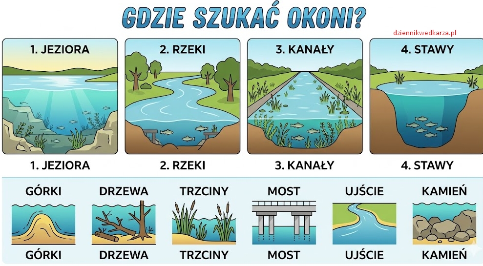Gdzie szukać okoni