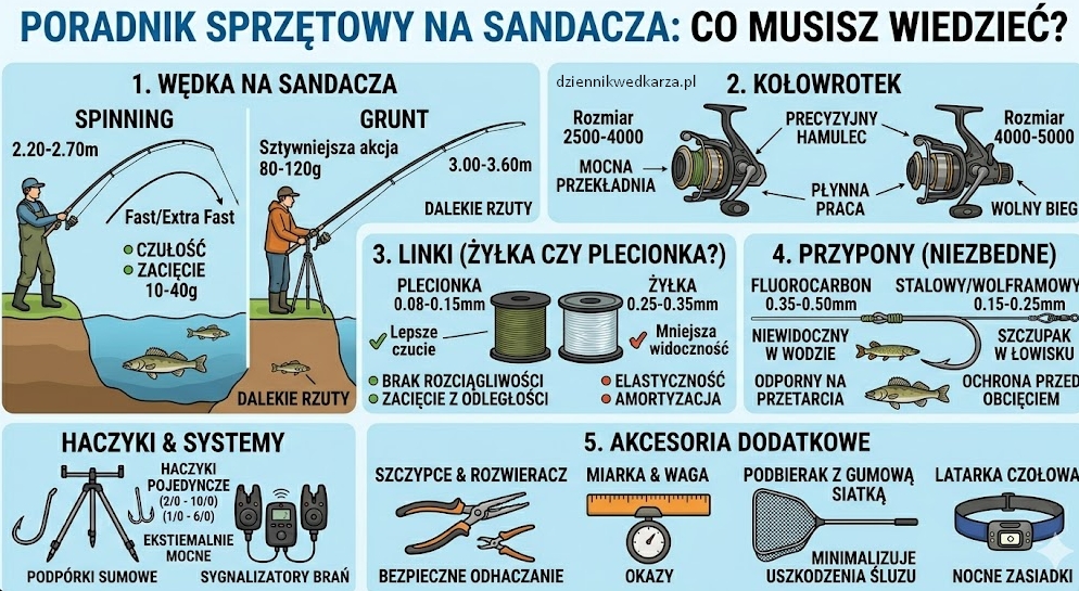 Sprzęt na sandacza