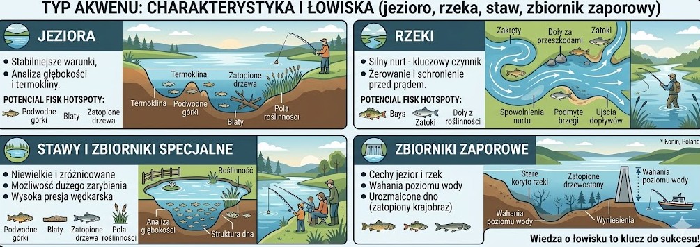 rodzaje akwenów