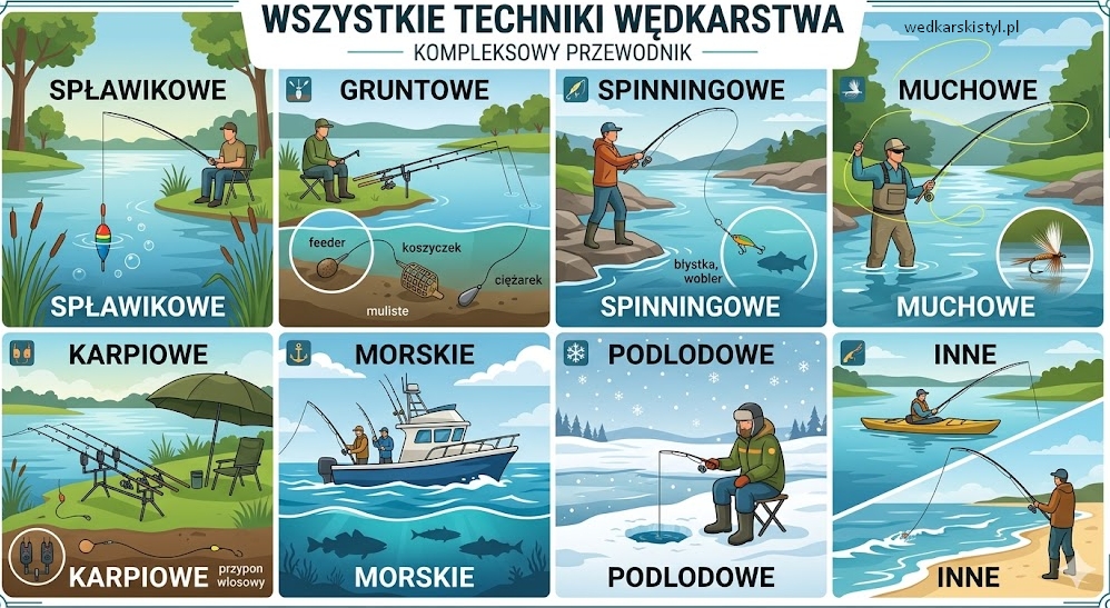 techniki wędkarstwa