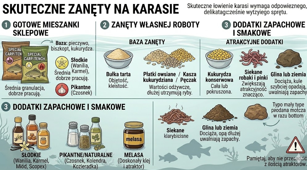 zanęty na karasie