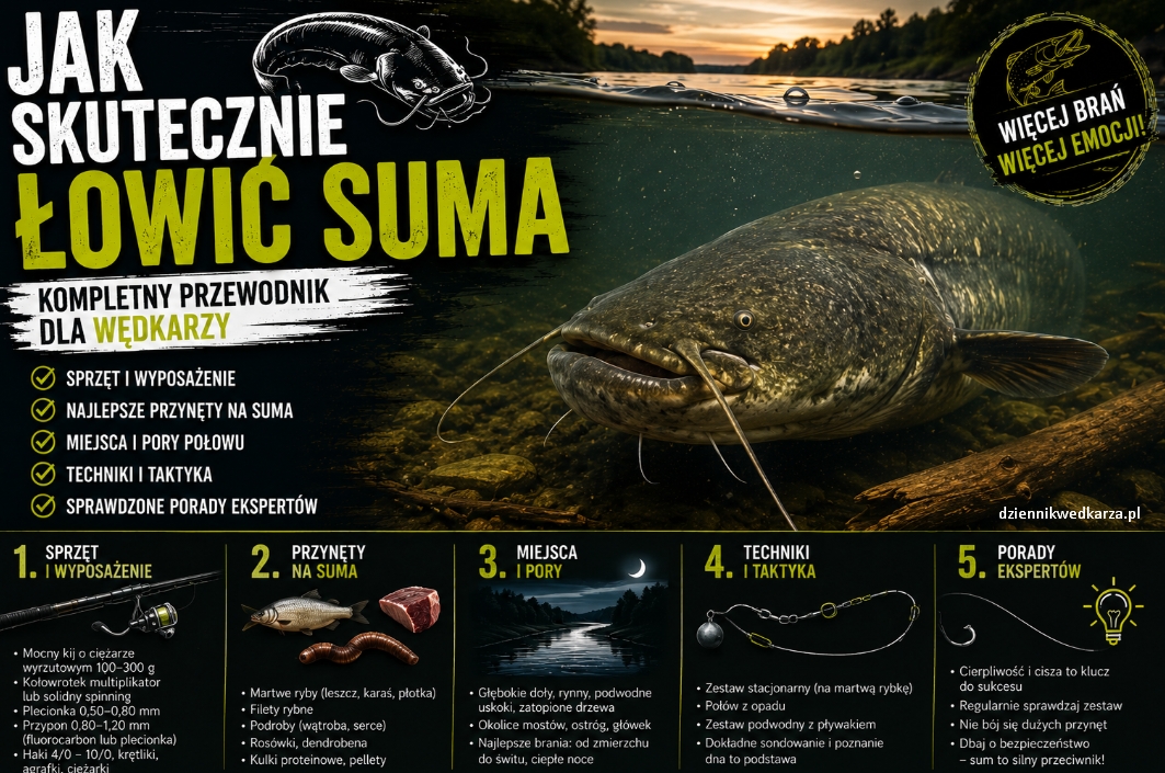 Jak skutecznie łowić suma