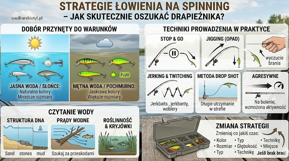 Strategie łowienia na spinning