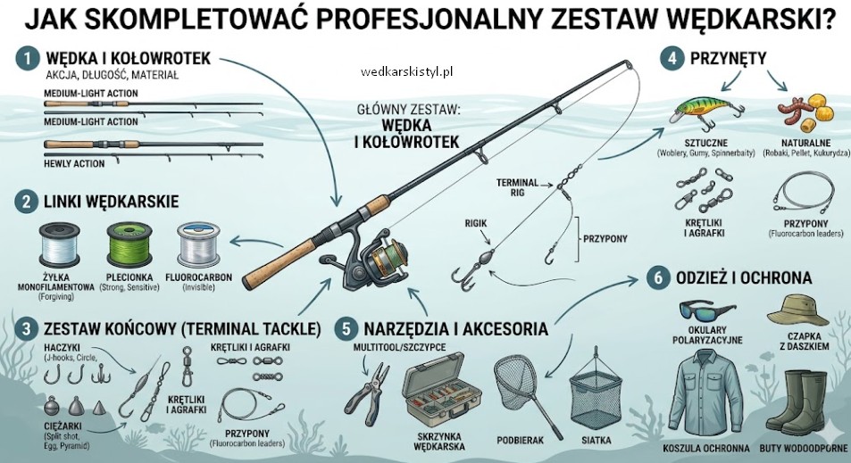 jak stworzyć zestaw wedkarski